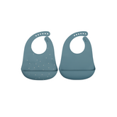 baby first bib 2-pack | pastel blue