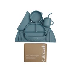 baby first dining kit | pastel blue