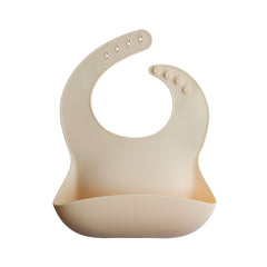 silicone bib | ivory