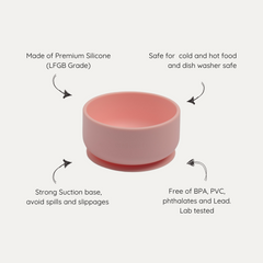 suction bowl | milkshake pink