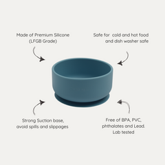 suction bowl | pastel blue