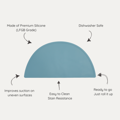 placemat | pastel blue