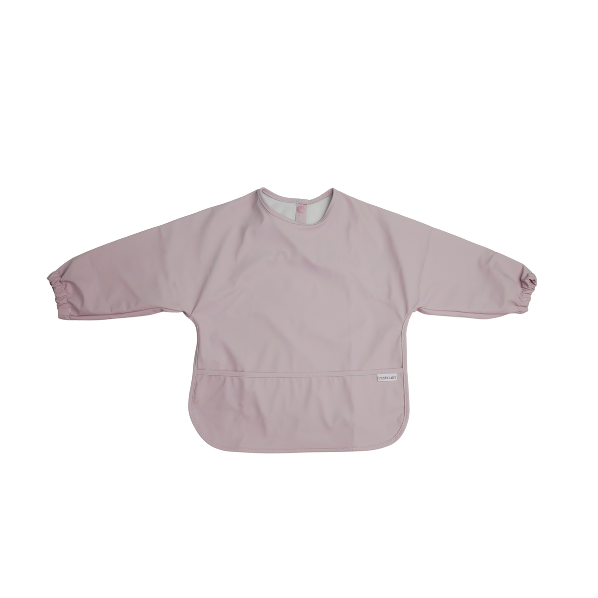 smock bib | rose quartz