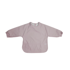 smock bib | rose quartz