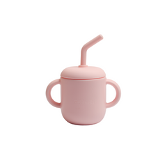 sippy cup with straw | milkshake pink