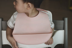 baby first bib 2-pack | milkshake pink