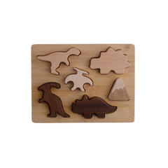 wooden dinosaurs puzzle